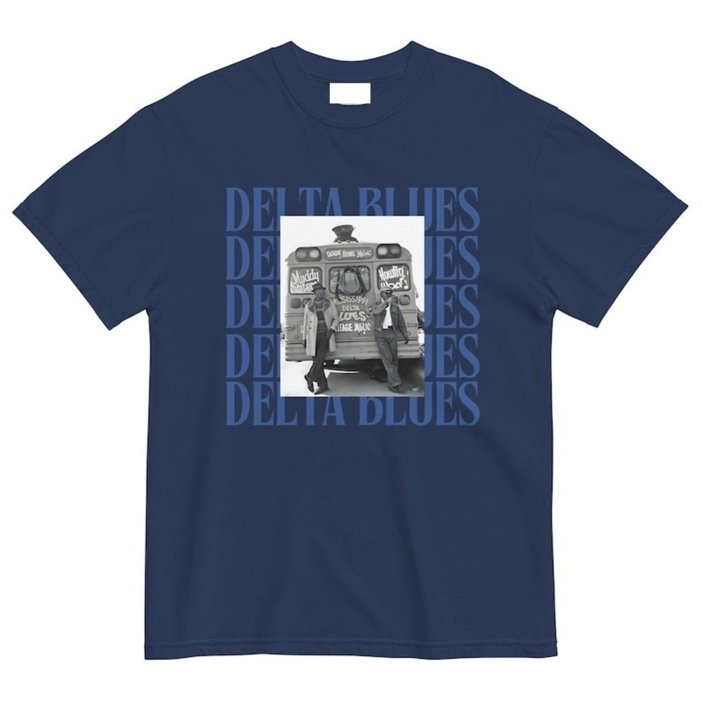 Delta Blues Muddy Waters & Howlin Wolf Tribute T-Shirt